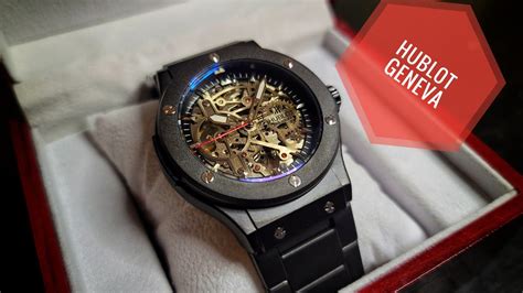 Chairman Geneve Waterproof Watch With Black Strap & Black .